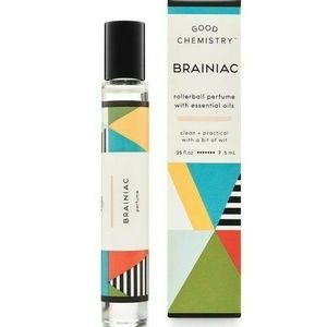 NEW Good Chemistry Brainiac Rollerball Perfume Essential Oils 0.25 FL OZ 7.5 mL